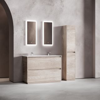 Тумба напольная под раковину Sancos Libra Floor LB120F-2EG 120 см дуб галифакс натуральный